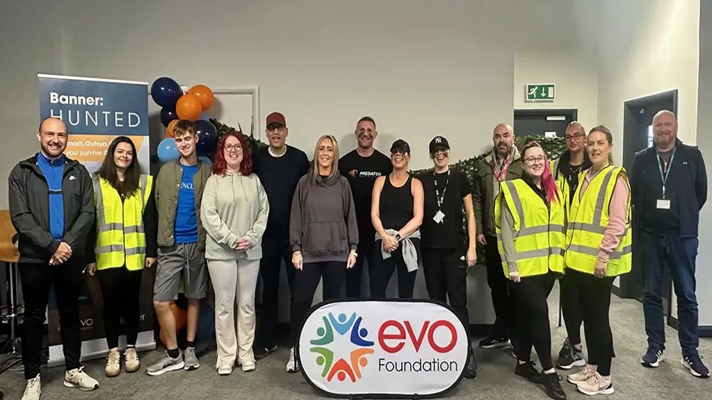 Banner Hunted Raises £9,506 for evo Foundation so far!